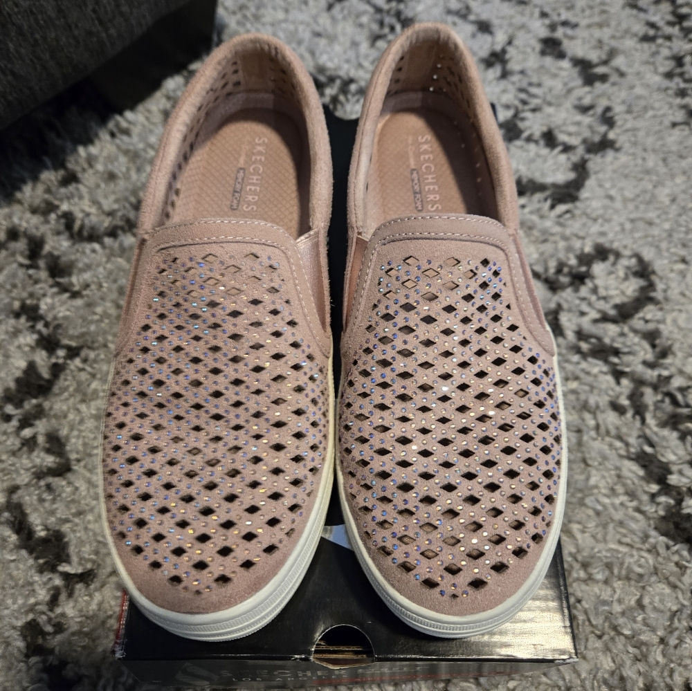 Skechers Double Up Diamond Slip-on Shoes